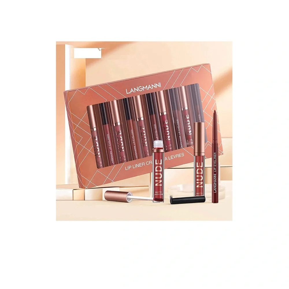 ✨12 Piece Long-Lasting Matte Liquid Lipstick and Coordinating Lipliner Kit✨ - Picture 5 of 6